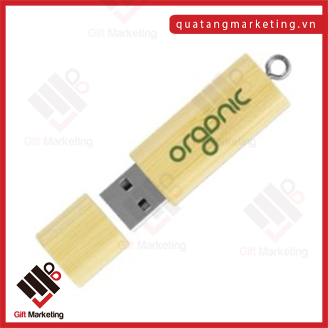 USB bằng gỗ khắc logo - Quà Tặng Cao Minh - Công Ty TNHH Truyền Thông Cao Minh