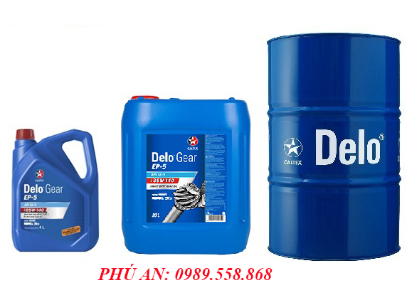 Dầu cầu, dầu hộp số Caltex Delo Gear EP5 SAE 85W140