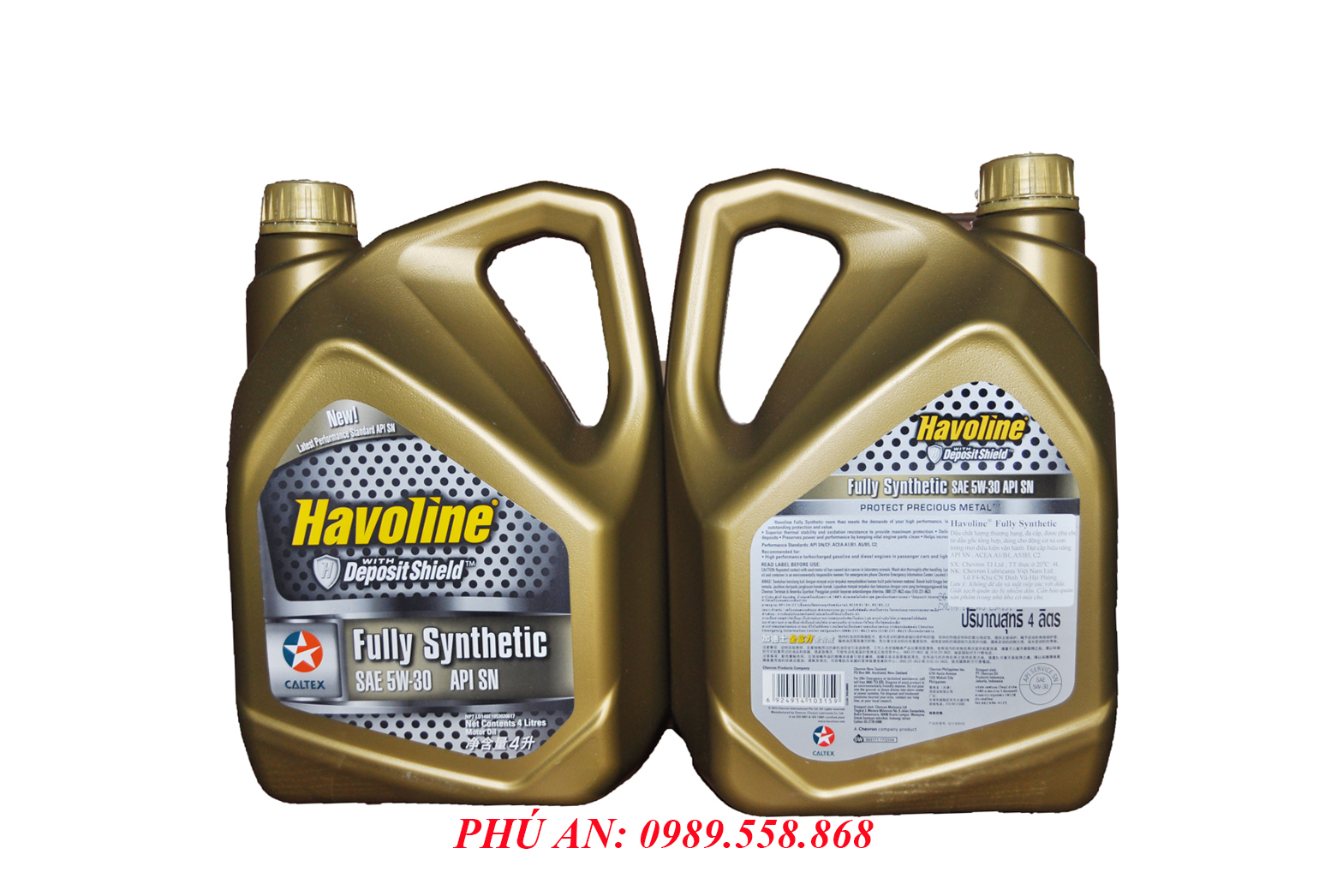 Dầu động cơ xăng Havoline Fully Synthetic 5W30