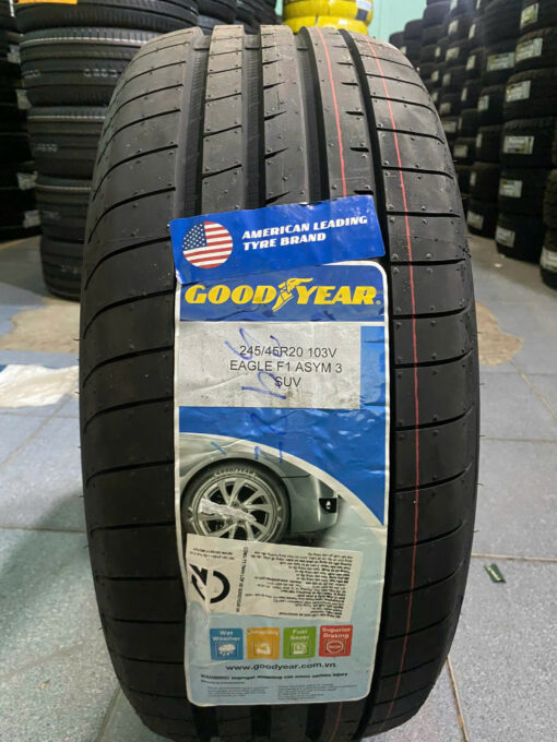 Lớp Goodyear 245/45R20 Eagle F1 Asymmetric 3 - Phi Long Auto - Công Ty TNHH TM DV Ô Tô Phi Long