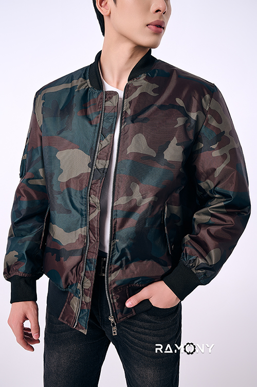 Áo bomber nâu - áo Mưa, Vải áo Mưa Hoàng Phát - Công Ty TNHH Sản Xuất Thương Mại Và Dịch Vụ Hoàng Phát
