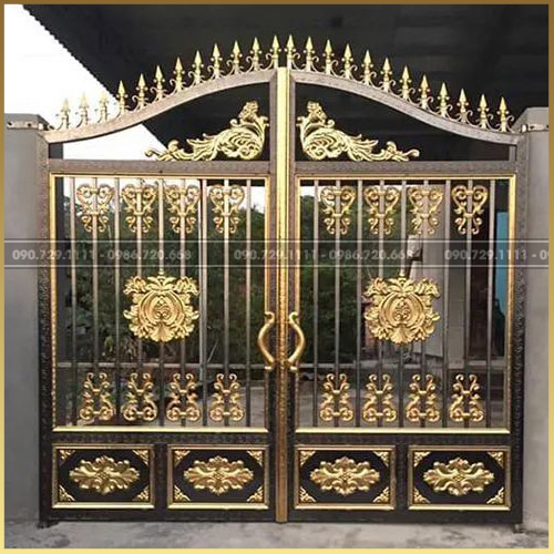 Mẫu cửa cổng inox sang đẹp - Sắt Mỹ Thuật Schuco Cửa Đức - Công Ty CP Schuco Cửa Đức