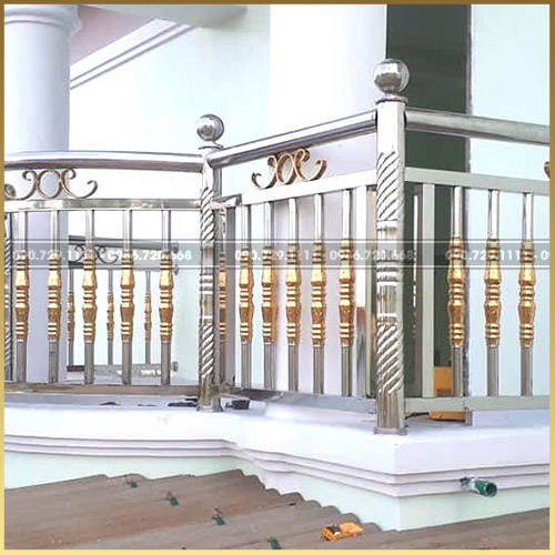 Mẫu lan can inox hiện đại - Sắt Mỹ Thuật Schuco Cửa Đức - Công Ty CP Schuco Cửa Đức