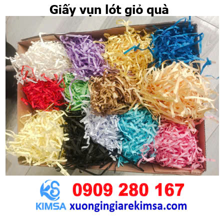 Giấy vụn lót giỏ quà - Quà Tết, Phụ Kiện Trang Trí Tết Kim Sa  - Công Ty TNHH SXTM Kim Sa