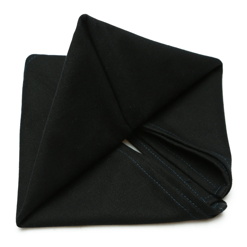 Khăn ăn Black Canvas Napkins - Vải Nội Thất SOFT DECOR - Công Ty Cổ Phần SOFT DECOR