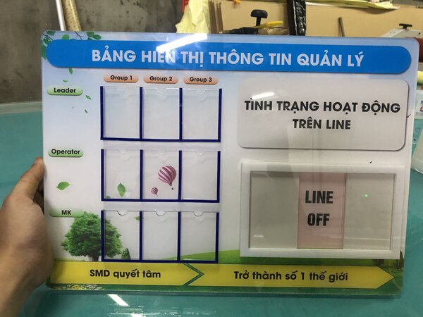 Bảng tin xưởng - Quảng Cáo Hà Nội - Công Ty TNHH QVN Vina