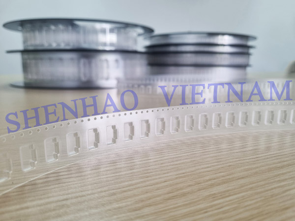 Khay đựng linh kiện bằng nhựa dạng cuộn - Bao Bì Nhựa Linh Kiện Điện Tử Shenhao Việt Nam - Công Ty TNHH Công Nghệ Chính Xác Shenhao Việt Nam