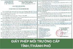 Giấy phép môi trường cấp thành phố - Tư Vấn Giấy Cấp Phép Môi Trường - Công Ty TNHH Tư Vấn Môi Trường Hà Nội