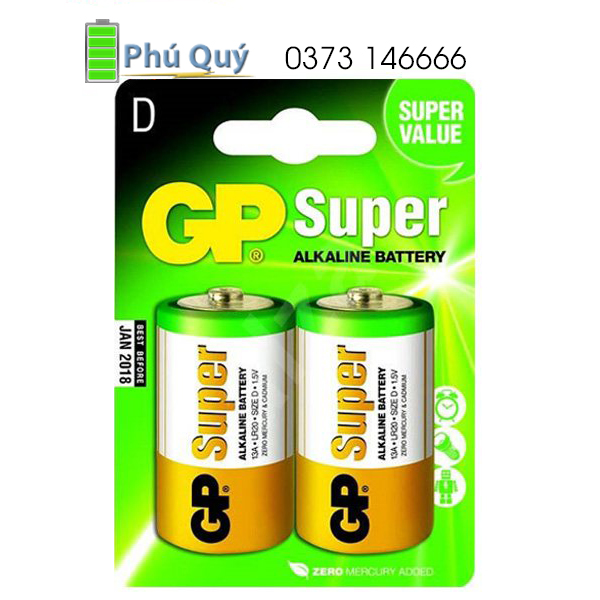 Pin đại GP LR20 Chính Hãng