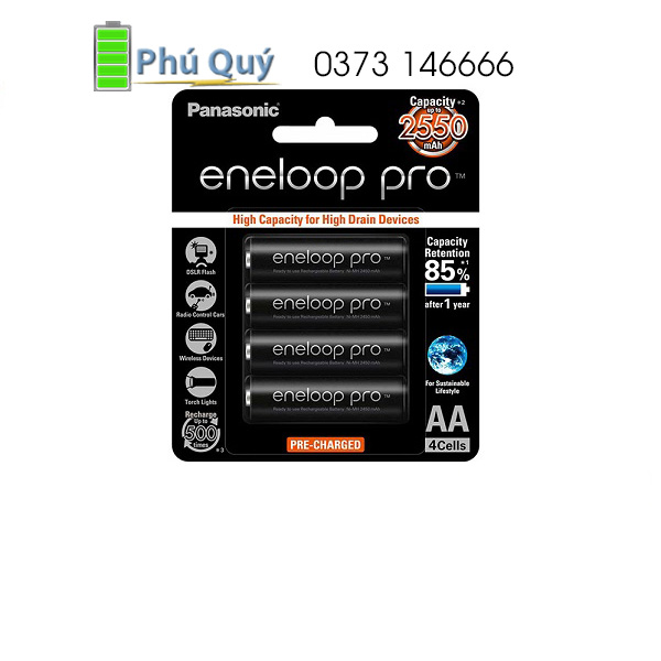 Pin Panasonic Eneloop AA 2550mah