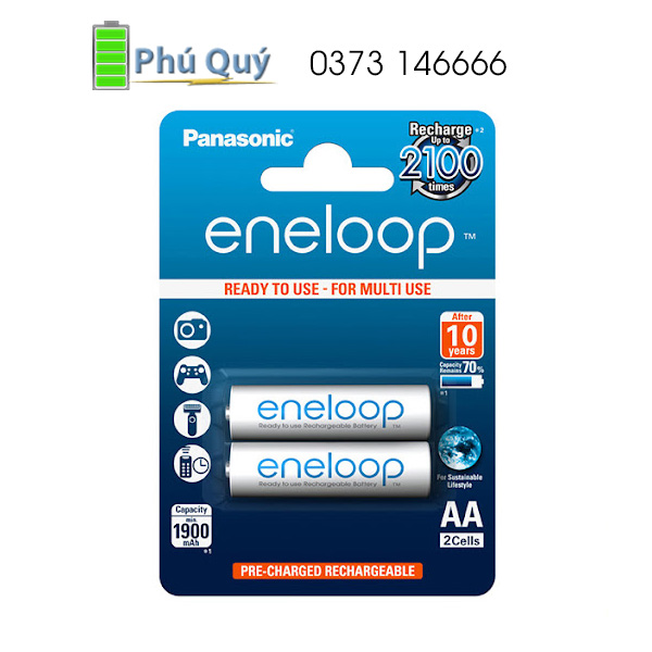 Pin Panasonic Eneloop AA 1900mah