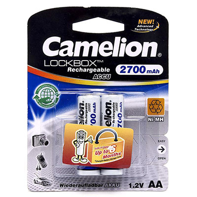 Pin sạc AA Camelion 2700mah chính hãng