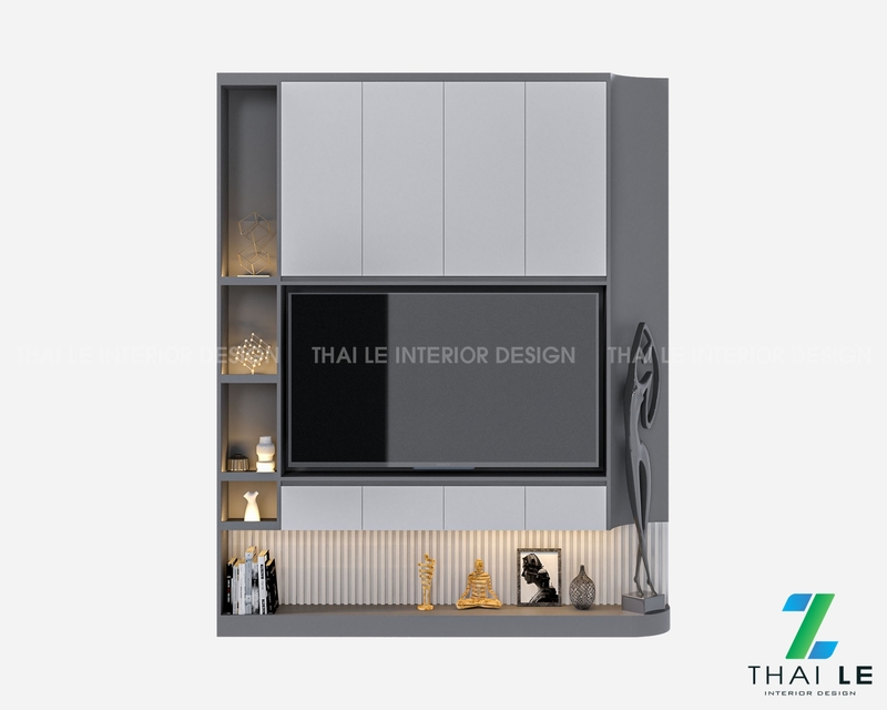 Tủ tivi Cardinal Court hiện đại TTV003 - Thiết Kế Nội Thất Thái Lê - Công Ty TNHH Thiết Kế Nội Thất Thái Lê