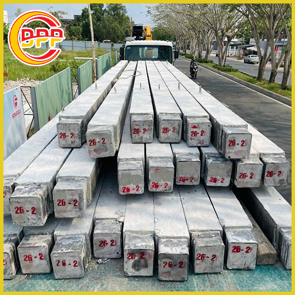 Cọc bê tông - Công Ty Trách Nhiệm Hữu Hạn Sản Xuất Thương Mại Đại Phong Phú