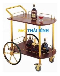 Xe đẩy phục vụ rượu - Đồ Dùng, Thiết Bị Khách Sạn Sao Thái Bình - Công Ty Cổ Phần Lục Quân