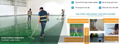 Thi công sơn Epoxy - Thi Công Sơn Phúc Khang Trang - Công Ty TNHH Xây Dựng Thương Mại Dịch Vụ Phúc Khang Trang