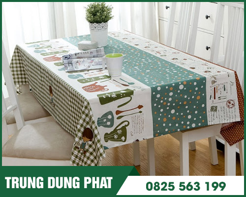 Khăn trải bàn - Màng Nhựa PEVA Miền Bắc - Công Ty TNHH Sản Xuất Thương Mại Trung Dũng Phát