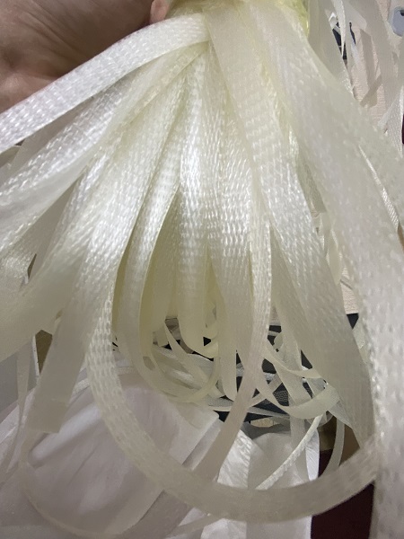 Dây đai nhựa màu trắng