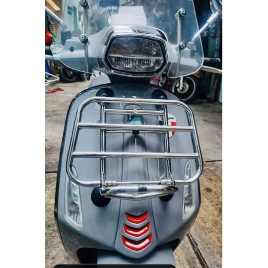 Baga mặt nạ Vespa Primavera & Sprint (Inox crom) - Phụ Tùng Xe Máy Kim Thành - Cơ Sở Baga Kim Thành