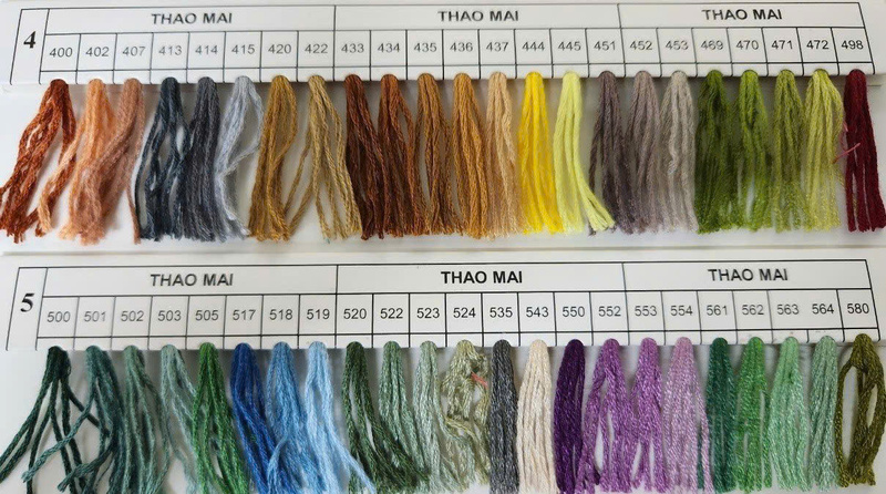 Bảng Code màu chỉ - Chỉ Thêu Thao Mai  - Công Ty TNHH Thương Mại Thao Mai