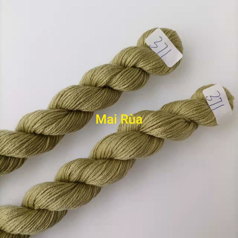 Chỉ Cotton dạng tép nhỏ - Chỉ Thêu Thao Mai  - Công Ty TNHH Thương Mại Thao Mai