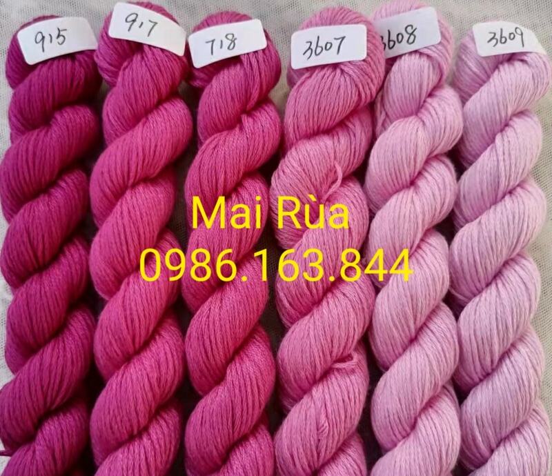 Chỉ Cotton dạng tép nhỏ - Chỉ Thêu Thao Mai  - Công Ty TNHH Thương Mại Thao Mai