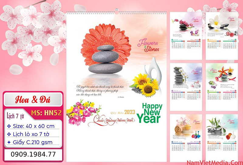 In lịch Tết - In Bao Bì Nam Việt - Công Ty TNHH Quảng Cáo Và Truyền Thông Nam Việt
