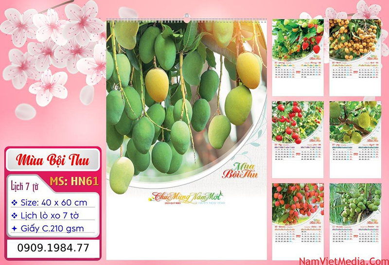 In lịch Tết - In Bao Bì Nam Việt - Công Ty TNHH Quảng Cáo Và Truyền Thông Nam Việt