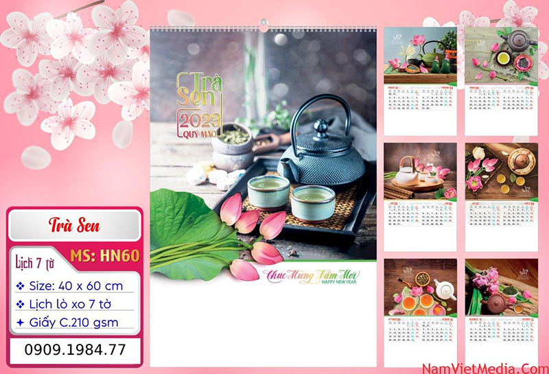 In lịch Tết - In Bao Bì Nam Việt - Công Ty TNHH Quảng Cáo Và Truyền Thông Nam Việt