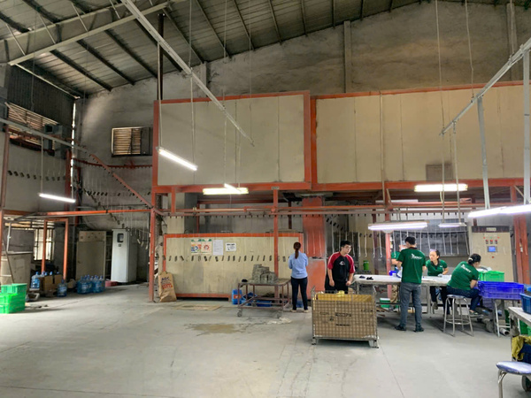 Dây chuyền sơn và xưởng sản xuất