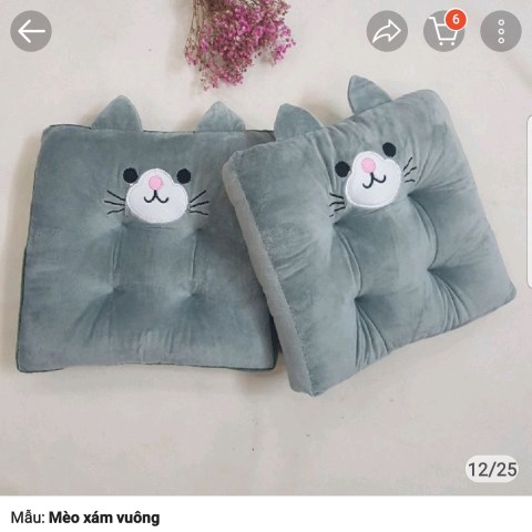 Đệm ngồi hình vuông - Chăn Ga Gối Đệm Phương Anh - Trần Huy Kiểm