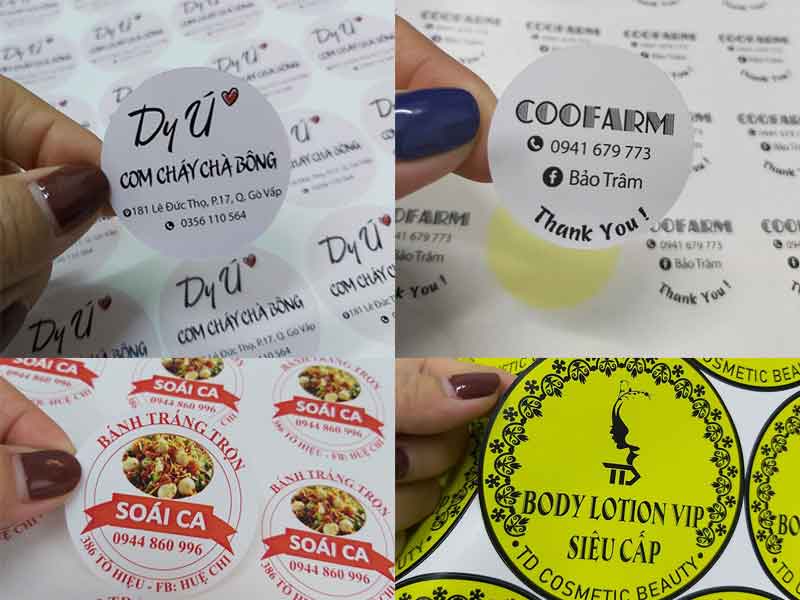 In nhãn decal giấy