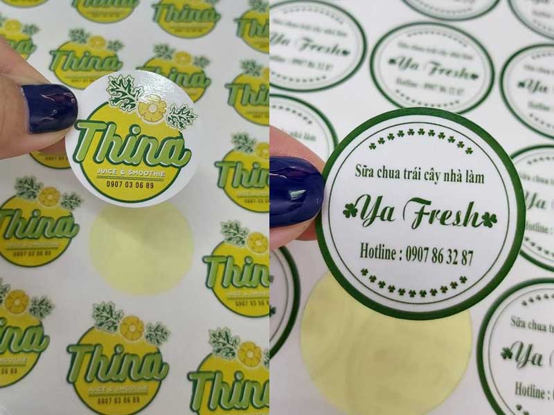 In nhãn decal nhựa