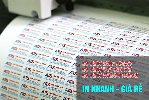In tem bảo hành