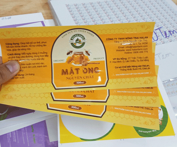 In tem nhãn thực phẩm