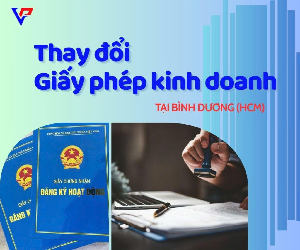 Thay đổi giấy phép kinh doanh tại Bình Dương