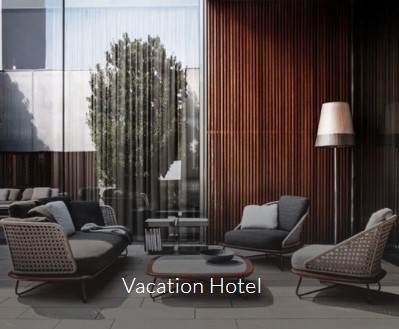 Khách sạn nghỉ dưỡng - Bàn Ghế Nhựa Giả Mây An Lộc Furniture - Công Ty TNHH An Lộc Furniture