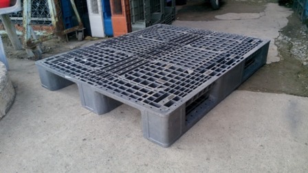 Pallet nhựa xám