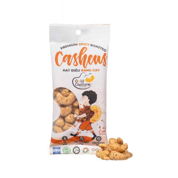 Hạt điều rang cay gói 50g