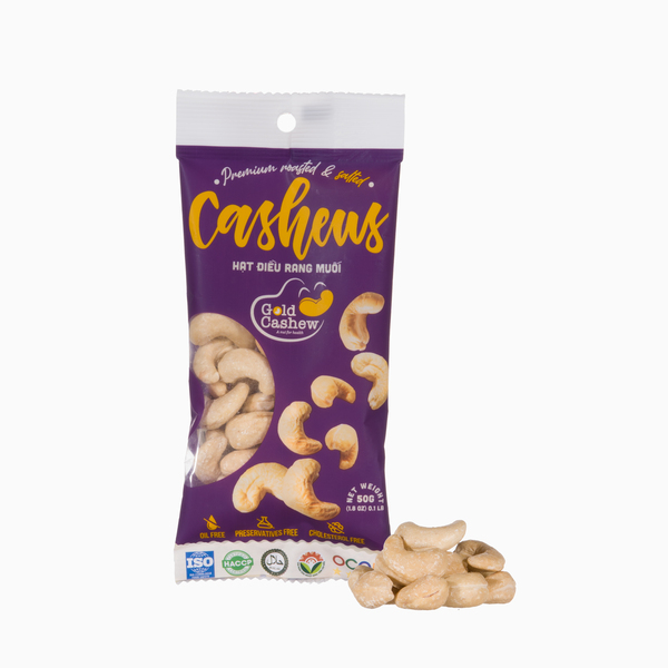 Hạt điều rang muối gói 50g