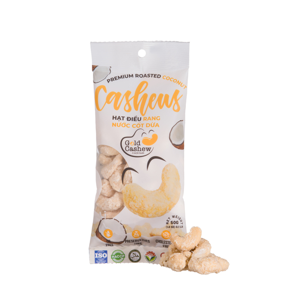 Hạt điều rang nước cốt dừa gói 50g