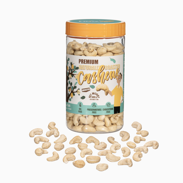 Hạt điều vị tự nhiên hũ 500g