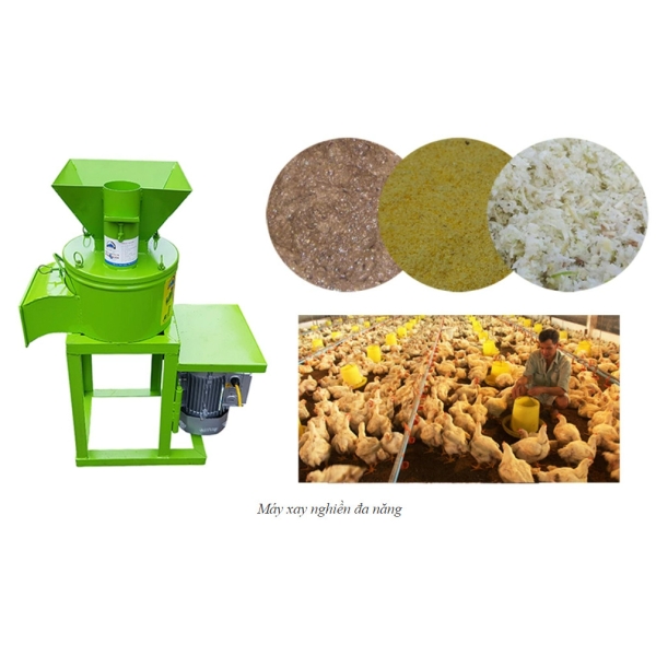 Máy xay nghiền thức ăn chăn nuôi