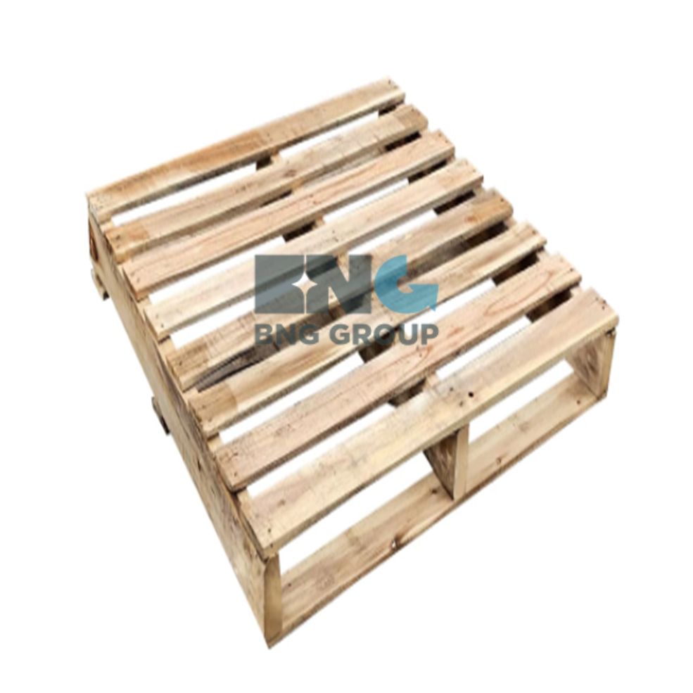 Pallet gỗ tái chế 1000x1000 - Pallet Gỗ BNG - Công Ty TNHH XNK BNG