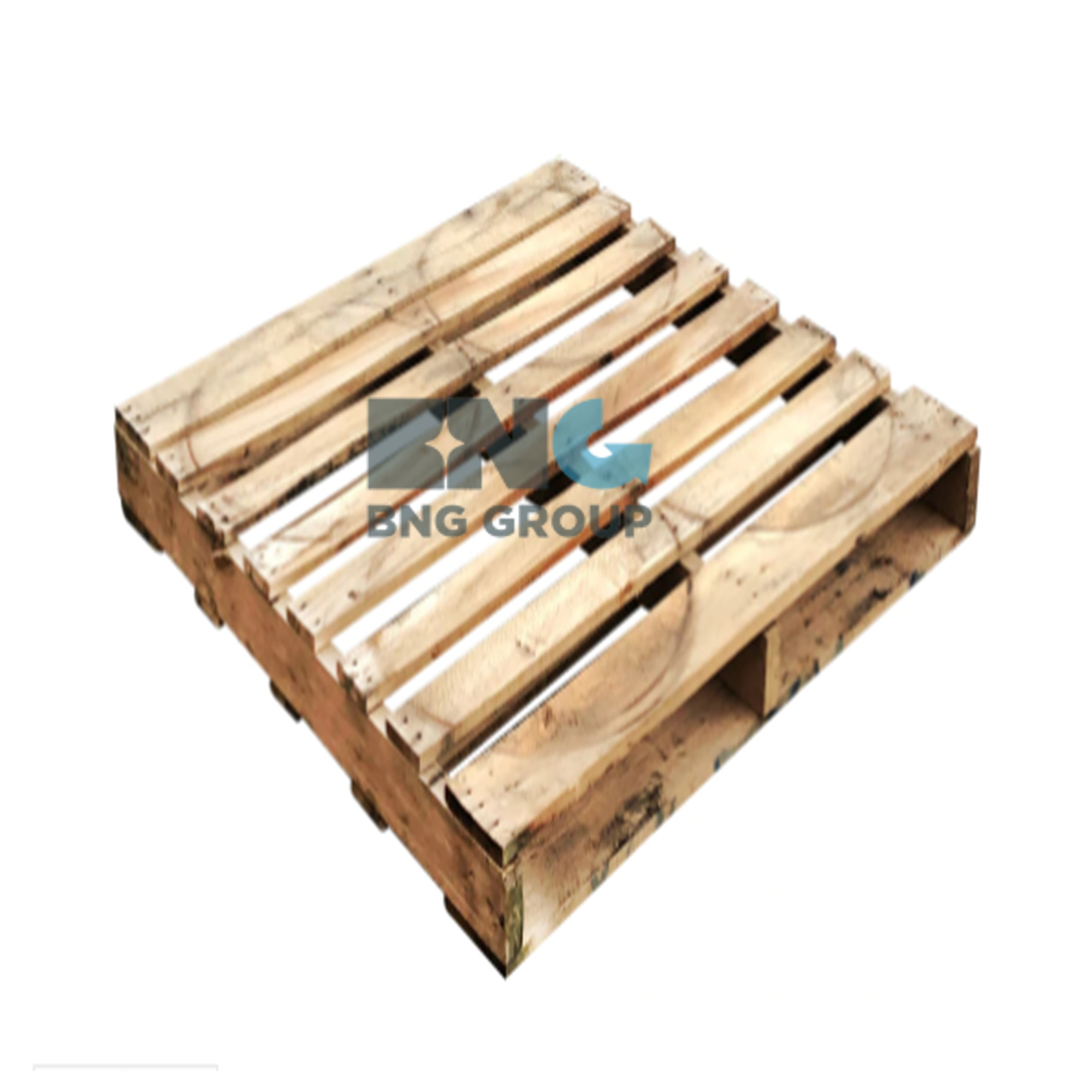 Pallet gỗ tái chế 1200x1200 - Pallet Gỗ BNG - Công Ty TNHH XNK BNG