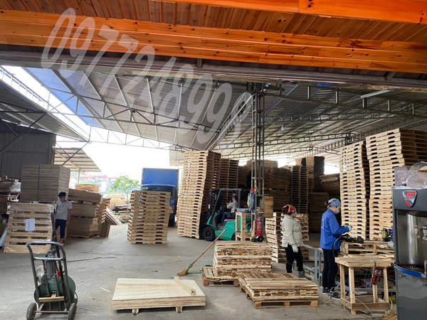 Hình ảnh xưởng sản xuất BNG - Pallet Gỗ BNG - Công Ty TNHH XNK BNG
