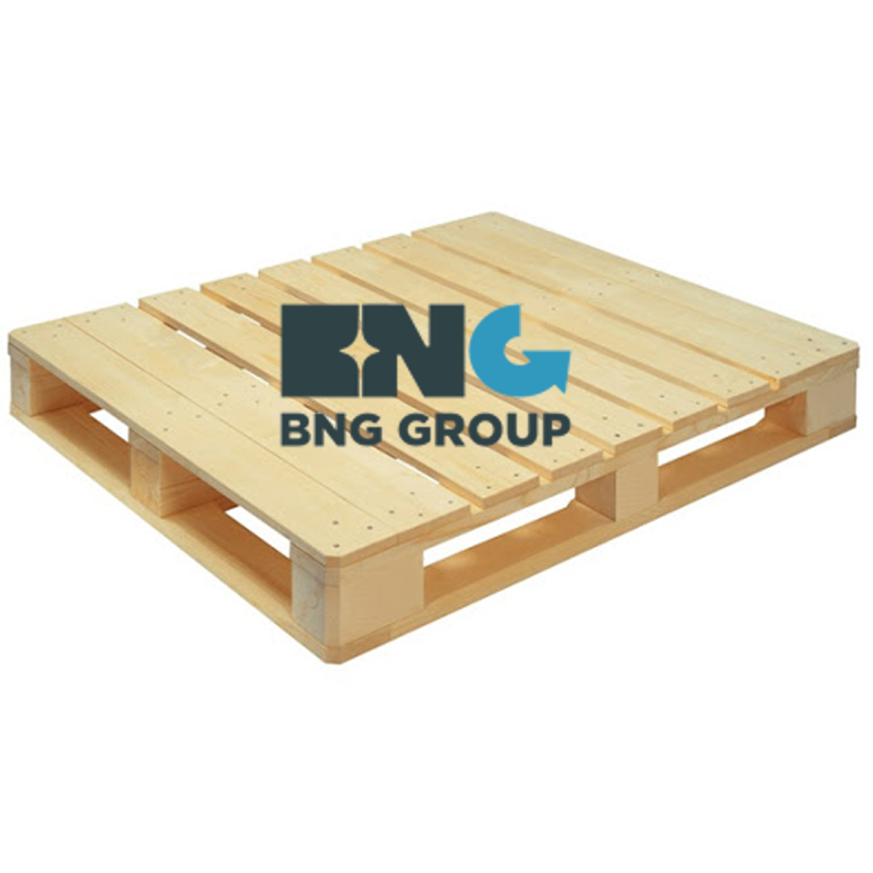 Pallet gỗ: 1100x1200x150 - Pallet Gỗ BNG - Công Ty TNHH XNK BNG