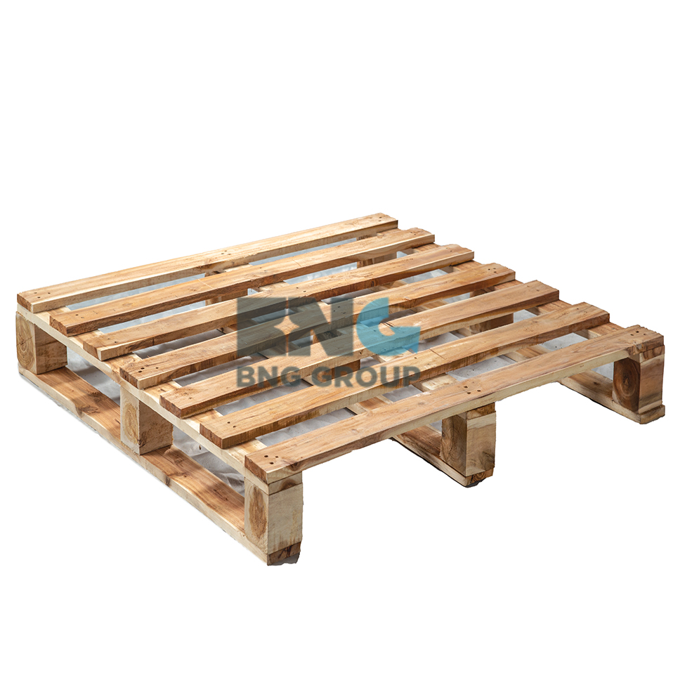 Pallet gỗ: 1100x950x140 - Pallet Gỗ BNG - Công Ty TNHH XNK BNG