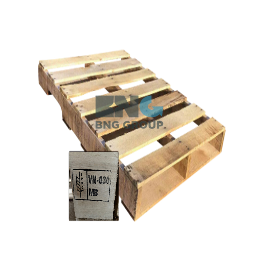Pallet gỗ xuất khẩu 1000x800 - Pallet Gỗ BNG - Công Ty TNHH XNK BNG