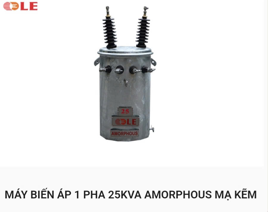 Máy biến áp 1 pha Amorphous 25KVA